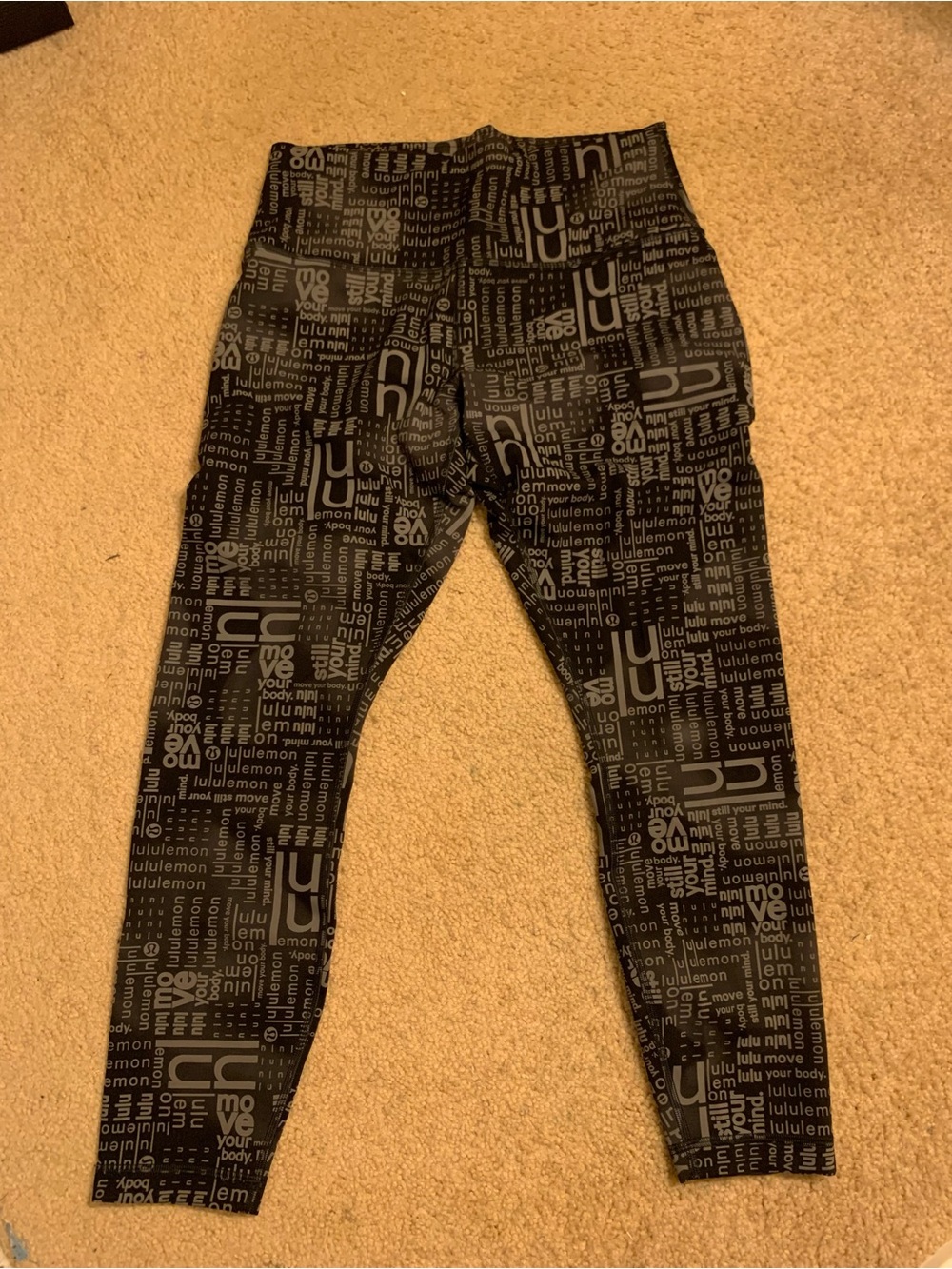 lululemon athletica Black Graphic women’s Pants